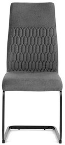 Szürke Bársony Étkezőszék. DCL-X7018 GREY2