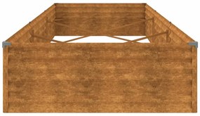 corten acél kerti magaságyás 291x100x36 cm