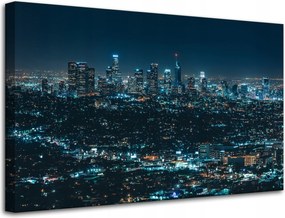 Vászonkép Építészet Los Angeles éjszaka 80X50 cm