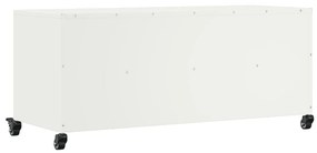 fehér acél TV-szekrény 100,5 x 39 x 43,5 cm