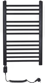 Elektromos fürdőszobai radiátor 600W Hugo Fekete S
