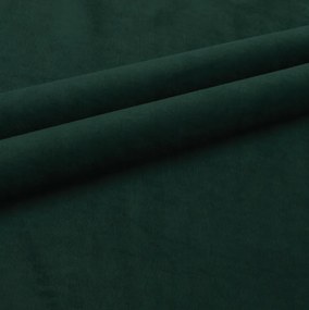 Ágyazható, kétoldalas L alakú kanapé VALERIO 238x140 cm, sötétzöld színű + 2 db díszpárna INGYEN