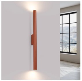 Téglavörös fali lámpa Fideus – Sollux