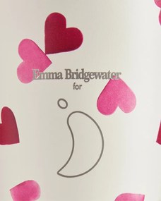 Chilly's Bottles termosz bögre - Rózsaszín szívek 340ml, Emma Bridgewater/Eredeti kiadás