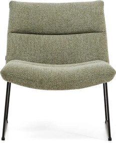 Zöld zsenília fotel Asen – Kave Home