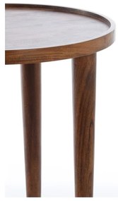 Akácfa kerek tárolóasztal ø 45 cm Qiano – Light &amp; Living