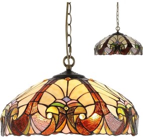 Prezent 1700 - Láncos csillár TIFFANY XX 2xE27/60W/230V