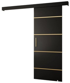 Tolóajtó 70 cm Slavdro 4 (matt fekete). 1108755