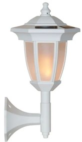 Flame fehér kültéri napelemes LED lámpa - Star TRading