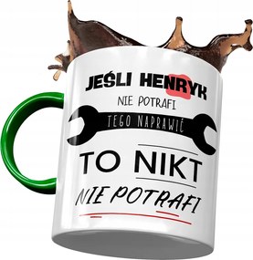 Zöld Bögre Henrik Férj Kolléga Ajándék Nyomtatott Fotóval