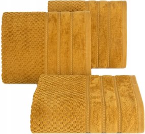 Adore pamut törölköző 70x140 Eurofirany mézszínű, rizses szerkezetű