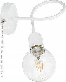 Loft fix fali lámpa 1x E27, láncos on/off kapcsolóval