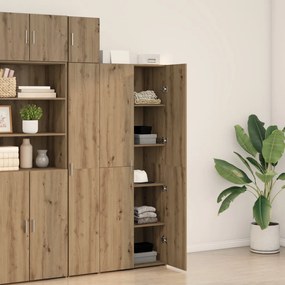 Artisan Oak Magas Tároló 70x42.5x185 cm Mérnöki fa