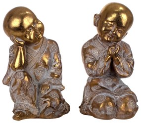 Szobrok, figurák Signes Grimalt Buddha Set 2 Egység