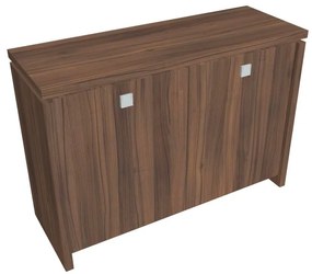 Verno alacsony szekrény 128 x 46 x 90 cm, dió