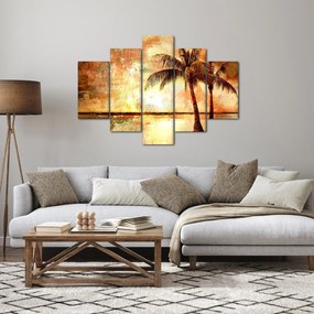 Kép - pálmafák a tengerparton (150x105 cm)