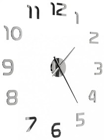 modern ezüst 3D falióra 100 cm XXL