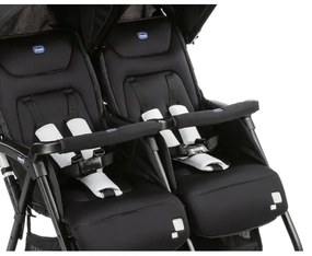 Chicco - Babakocsi ikreknek OHLALA TWIN Black Éjjel fekete