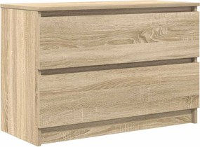 vidaXL sonoma tölgy színű szerelt fa TV-szekrény 80x35x54 cm