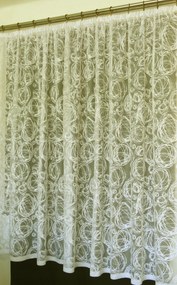 Mg Függöny 619/073 Ecru 220x180cm készre szerelve K szalaggal