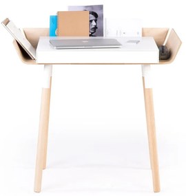 My Writing Desk fehér íróasztal 1 fiókkal - EMKO
