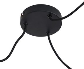 Japandi függőlámpa barna 50cm 3-lámpás - Plu