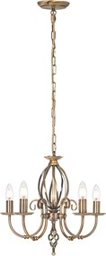 Elstead Lighting ARTISAN ART5-AGD-BRASS Csillár 5x60W/E14