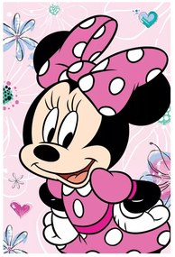 Disney Minnie Flowers mikroflanel takaró 100x150cm