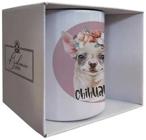 Bohemia Gifts Kerámia bögre - Chihuahua, 350 ml