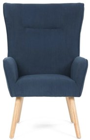 Kék Kordbársony U-Fotel. AK-314 BLUE2