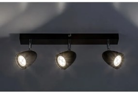 Rabalux 73019 - Spotlámpa PERICO 3xGU10/5W/230V fekete
