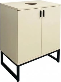 Ceramia Easy mosdó alatti szekrény mosdó nélkül 60x73x36 cm jázmin matt EASYUMDJ