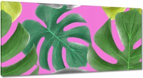 Vászonkép 115x55 Levelek Monstery