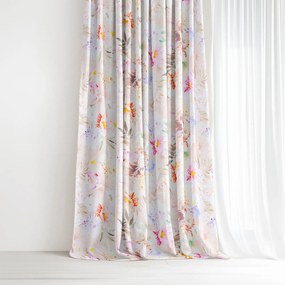 Goldea pamut drapéria deluxe - vadvirágok 140x160 cm