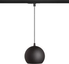 RENDL COPA egyáramkörös sínre fekete üveg 230V LED E27 11W