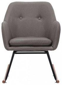 világosszürke szövet hintaszék