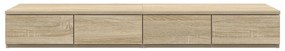 Éjjeli Asztal Sonoma Tölgy 120x36.5x16.5 cm Szerelt Fa