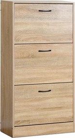 Cipőtartó természetes tölgy színben, MDF kivitelben ABO-G1016 OAK