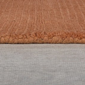 Téglavörös gyapjú szőnyeg 160x230 cm – Flair Rugs