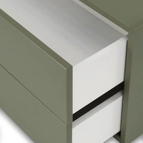 Boxie 2 fiókos fali szekrény 40x80x37 cm zöld