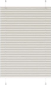 vidaXL pliszírozott redőny világosszürke 85x150 cm szövetszélesség