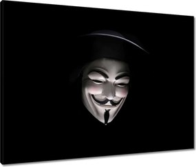 Vászonkép 80x60 V, mint Vendetta maszk