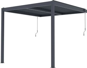G21 Trenton Premium 3x3 m bioklimatikus pergola, antracit alumínium