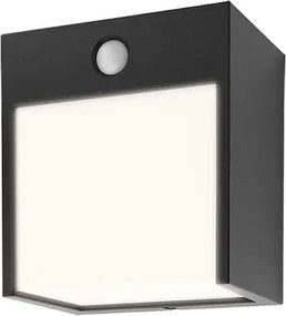 Rabalux balimo kültéri fali lámpa 12w 560lm ip44 mozgásérzékelő matt fekete