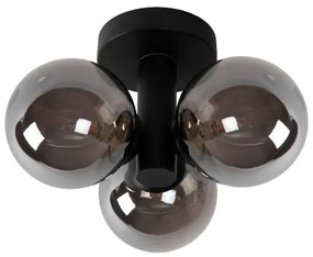 Lucide 74116/03/30 - Fürdőszobai mennyezeti lámpa TRUDY 3xG9/40W/230V IP44 fekete