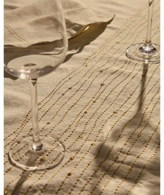 Lenkeverék asztalterítő 150x250 cm Flia – Kave Home