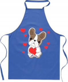 Konyhai Kötény Boston Terrier Szívek Szerelem Ajándék