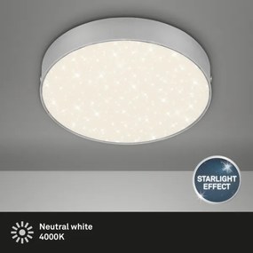 Briloner 7073-414 -LED Mennyezeti lámpa STAR SKY LED/16W/230V átm. 21 cm ezüst