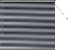 vidaXL Zsalugáter Redőnyök Sötétszürke 130 x 140 cm Alumínium