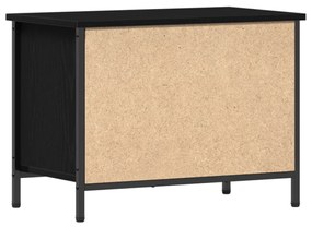 fekete tölgy TV állvány Fekete tölgy Szerelt fa 60 x 35 x 45 cm